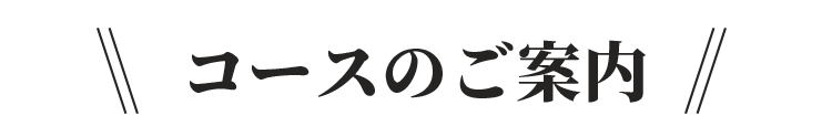 コースのご案内